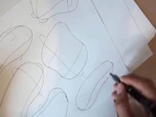 牛人工業(yè)設(shè)計(jì)手繪，草繪產(chǎn)品造型