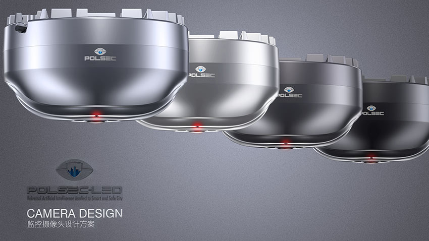 藍(lán)牙智能監(jiān)控攝像頭外觀設(shè)計結(jié)構(gòu)設(shè)計案例圖分析