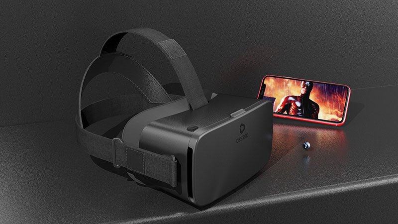 家電數(shù)碼之VR眼鏡外觀結(jié)構(gòu)設(shè)計案例圖片詳解